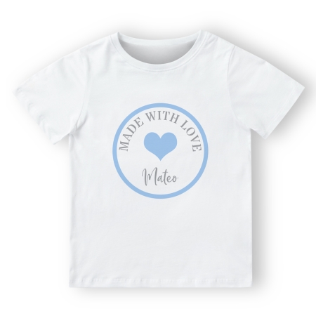 Camiseta-personalizada-sello-made-with-love-azul