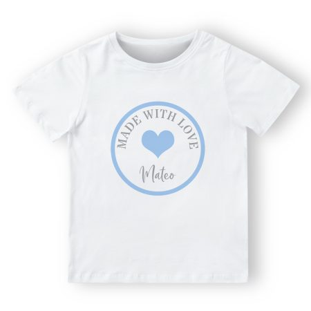 Camiseta-personalizada-sello-made-with-love-azul