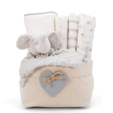 Canastilla-bebe-personalizada-Colombo-gris
