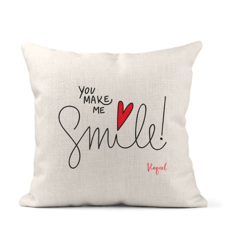 Cojin-personalizado-simil-lino-Smile