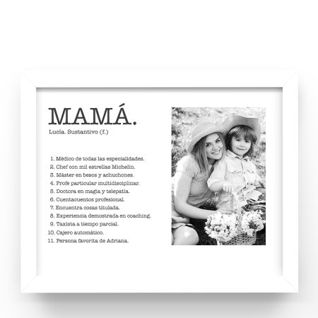 Cuadro-personalizado-Diccionario-foto-mama