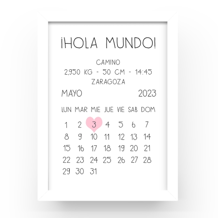 Cuadro-personalizado-natalicio-calendario-rosa