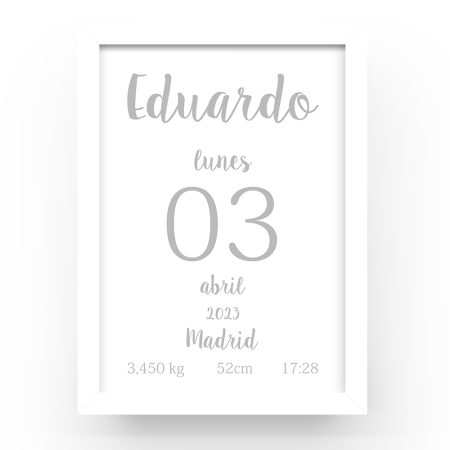 Cuadro-personalizado-natalicio-gris