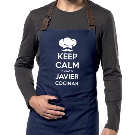 Delantal-Vintage-personalizado-azul-marino-keep-calm