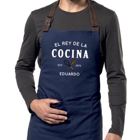 Delantal-Vintage-personalizado-azul-marino-rey-cocina