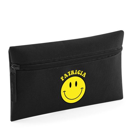 Estuche-escolar-personalizado-negro-smiley-clasica-amarillo