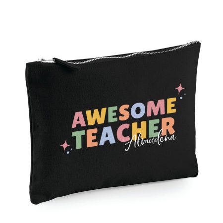 Estuche-personalizado-Kabara-negro-awesome-teacher