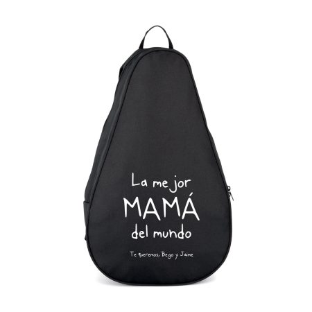 Funda-mochila-personalizada-pala-padel-negro-mejor-mama-del-mundo