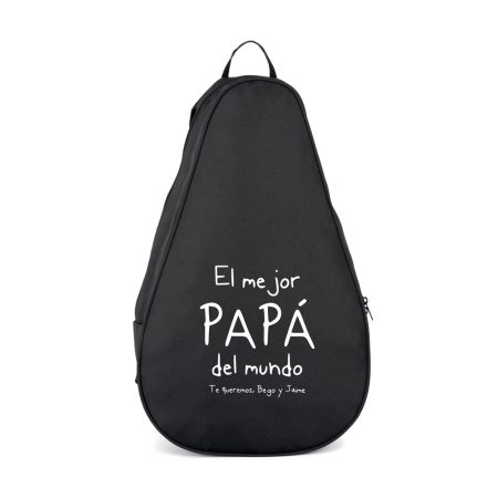 Funda-mochila-personalizada-pala-paddle-negro-mejor-papa-del-mundo