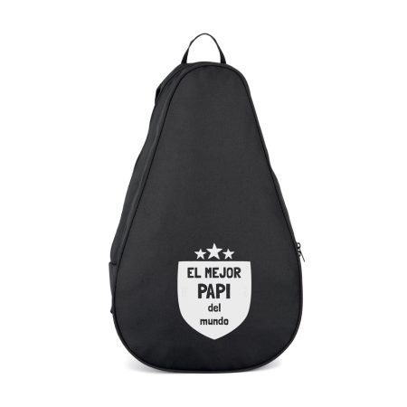 Funda-mochila-personalizada-pala-padel-negro-escudo-mejor-del-mundo