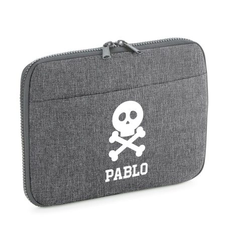 Funda-organizador-personalizado-tablet-Boston-gris-calavera