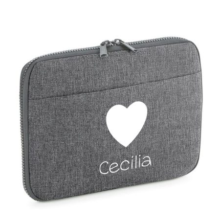 Funda-organizador-personalizado-tablet-Boston-gris-corazon