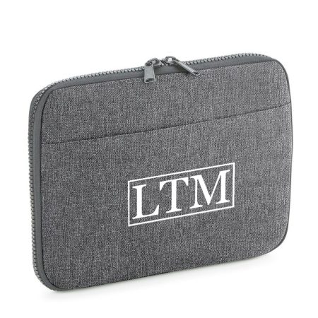 Funda-organizador-personalizado-tablet-Boston-gris-iniciales-rectangulo-grande