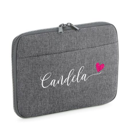 Funda-organizador-personalizado-tablet-Boston-gris-nombre-corazonjpg