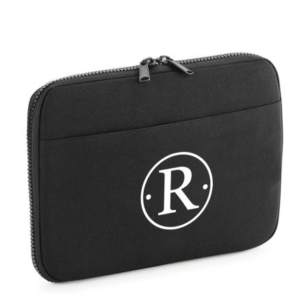 Funda-organizador-personalizado-tablet-Boston-negro-inicial-circulo-grande