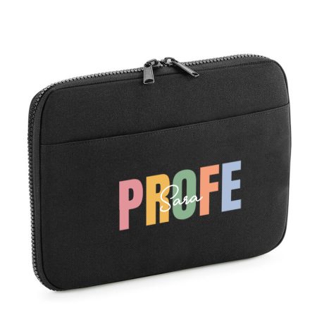 Funda-organizador-tablet-personalizada-Boston-negro-profe-nombre