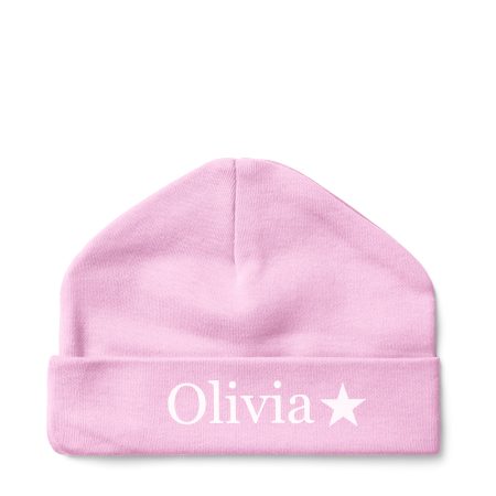 Gorrito-personalizado-bebe-rosa-estrella