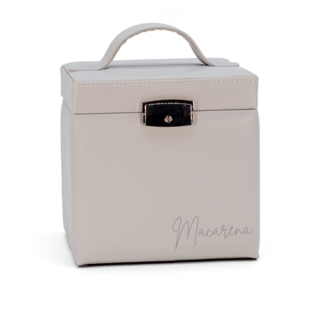 Joyero-personalizado-2-cajones-gris-nombre-llave