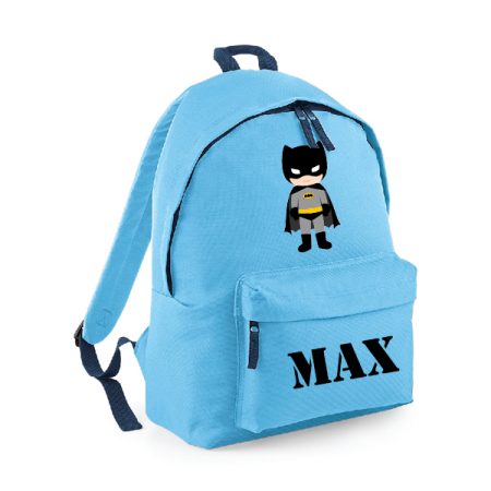 MOCHILA-ESCOLAR-PERSONALIZADA-BATMAN-AZUL-CLARO