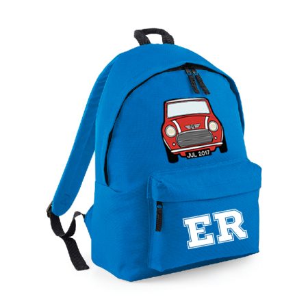 MOCHILA-ESCOLAR-PERSONALIZADA-MINI-COOPER-AZUL