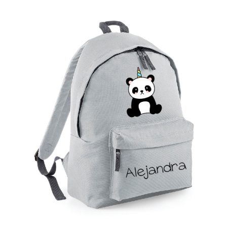 MOCHILA-PERSONALIZADA-CLASICA-PANDICORN-GRIS-CLARO