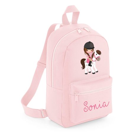 MOCHILA-MINI-PERSONALIZADA-ROSA-HIPICA-CASTANA