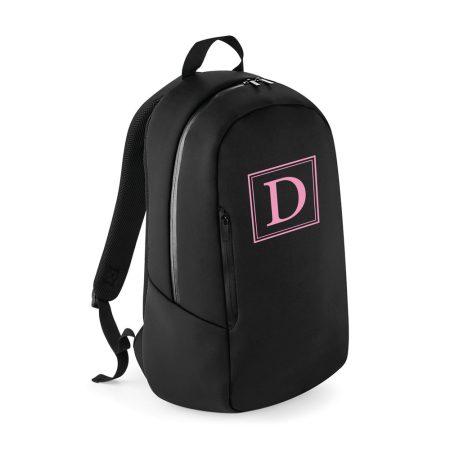 MOCHILA-PERSONALIZADA-NEOPRENO-CHICAGO-NEGRO-INICIAL-DOBLE-CUADRADO