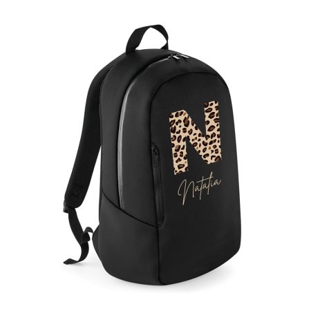 MOCHILA-PERSONALIZADA-NEOPRENO-CHICAGO-NEGRO-INICIAL-LEOPARDO