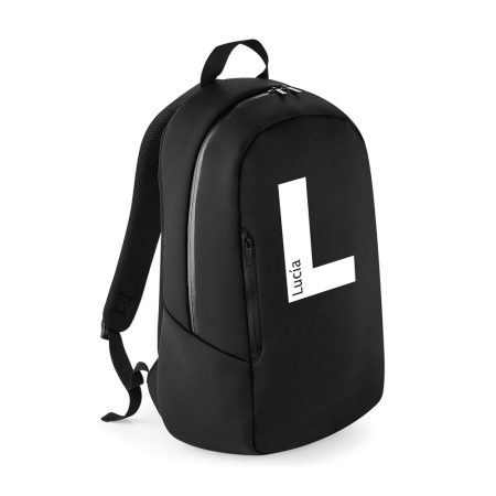 MOCHILA-PERSONALIZADA-NEOPRENO-CHICAGO-NEGRO-INICIAL-NOMBRE-DENTRO