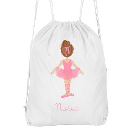 Mochila-cuerdas-personalizada-Bailarina-espalda-castana