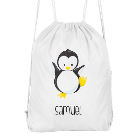 Mochila-cuerdas-personalizada-pinguino-negro