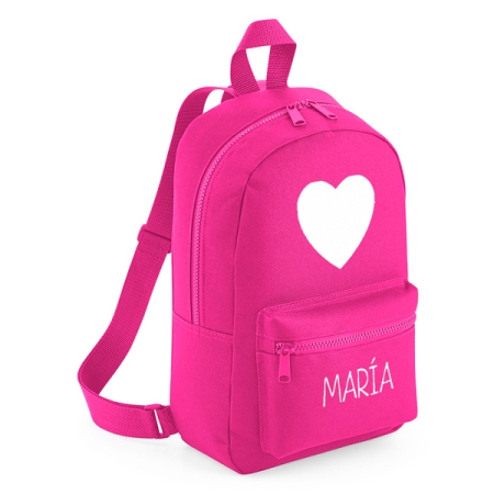 Mochila-mini-personalizada-fucsia-corazon