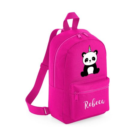 Mochila-mini-personalizada-fucsia-pandicorn