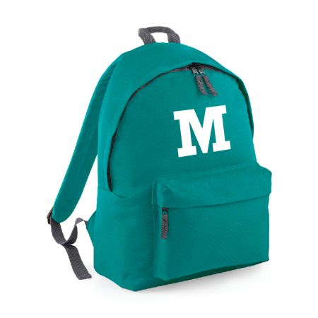 Mochila-personalizada-clasica-esmeralda-inicial