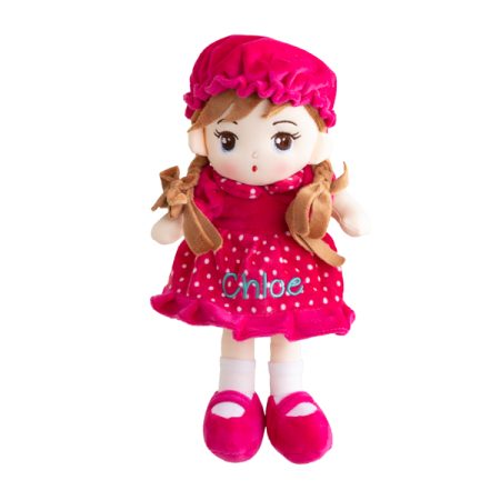 Muñeca-trapo-personalizada-Valentina-fucsia