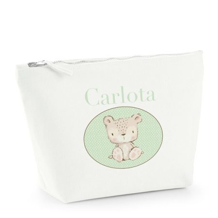 Neceser-algodon-personalizado-bebe-osito-topitos-mint