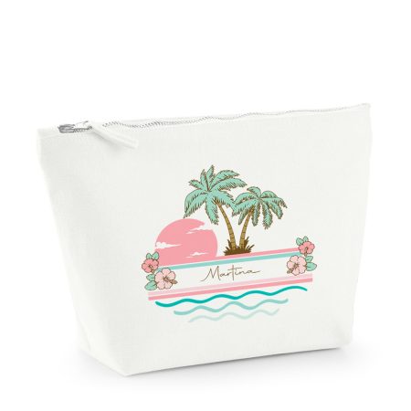 Neceser-personalizado-Ibiza-blanco-palmeras-hibiscus