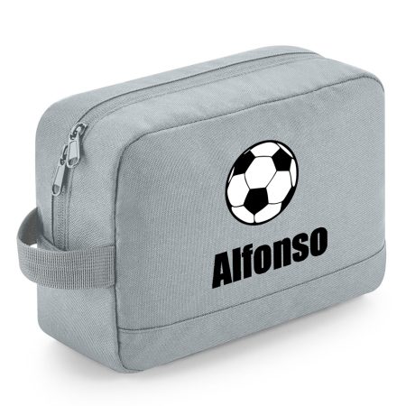 Neceser-personalizado-Vermont-gris-pelota-futbol-nombre