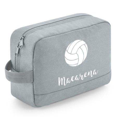 Neceser-personalizado-Vermont-gris-pelota-volleyball-nombre