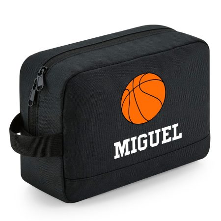 Neceser-personalizado-Vermont-negro-pelota-baloncesto-nombre