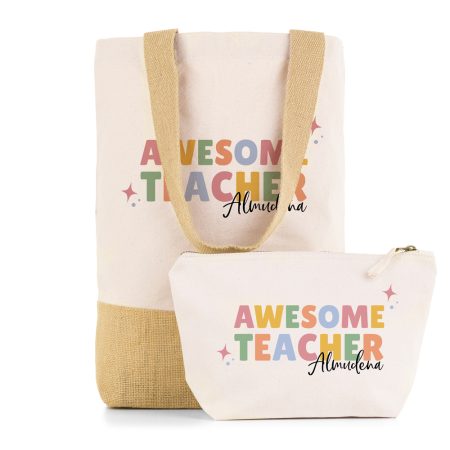 Pack-personalizado-Bali-neceser-awesome-teacher