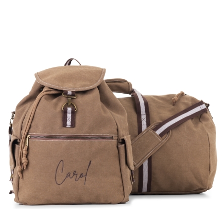 Pack-personalizado-bolsa-y-mochila-Tamesis-beige-bordado