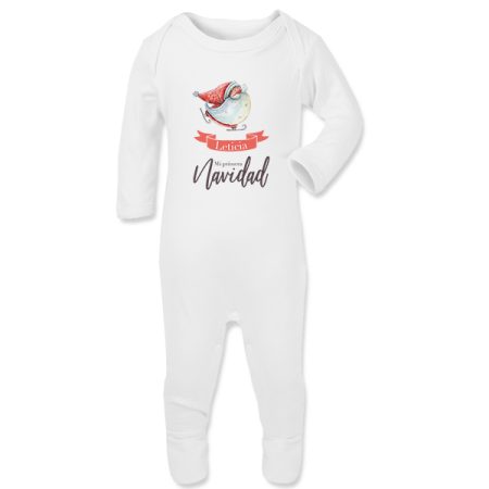 Pijama-bebe-personalizado-mi-primera-navidad-pap-noel-patines-ml