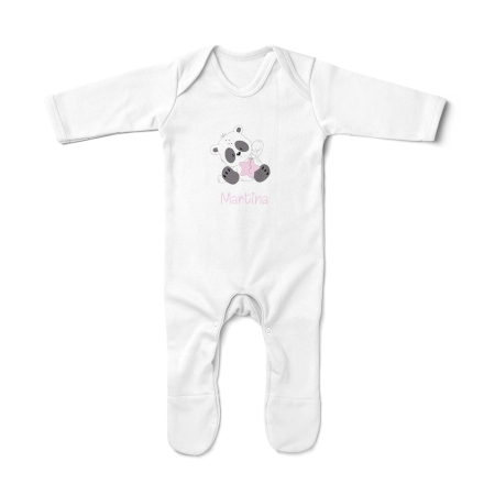 Pijama-bebe-personalizado-panda-estrella-nombre-rosa-ML