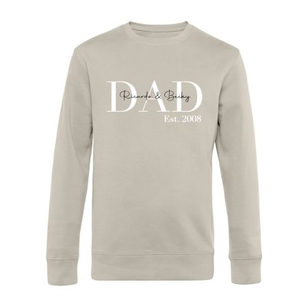 Sudadera-personalizada-beige-dad