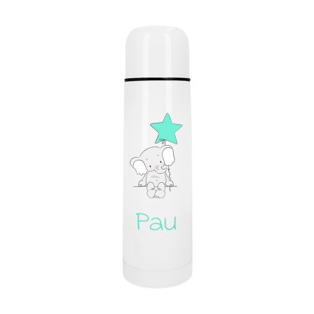 Termo-Aluminio-Personalizado-elefante-estrella-mint