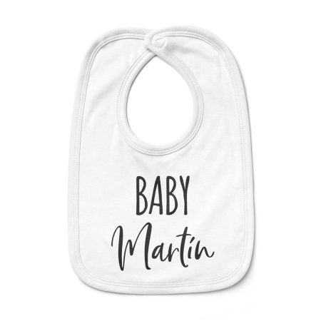 babero-bebe-personalizado-Baby-negro